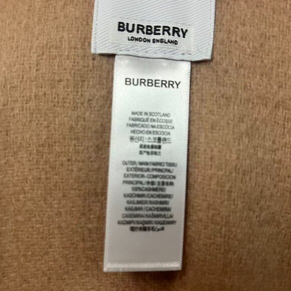 Burberry Reversible Check Wool Cape - Picture 5 of 6
